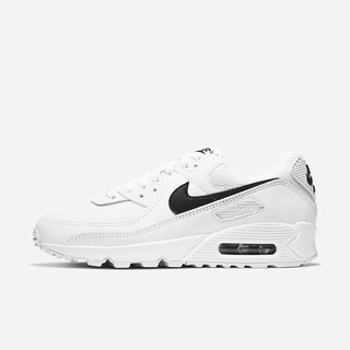 Pantofi Casual Nike Air Max 90 Dama Albi Negrii | WOHZ-15869